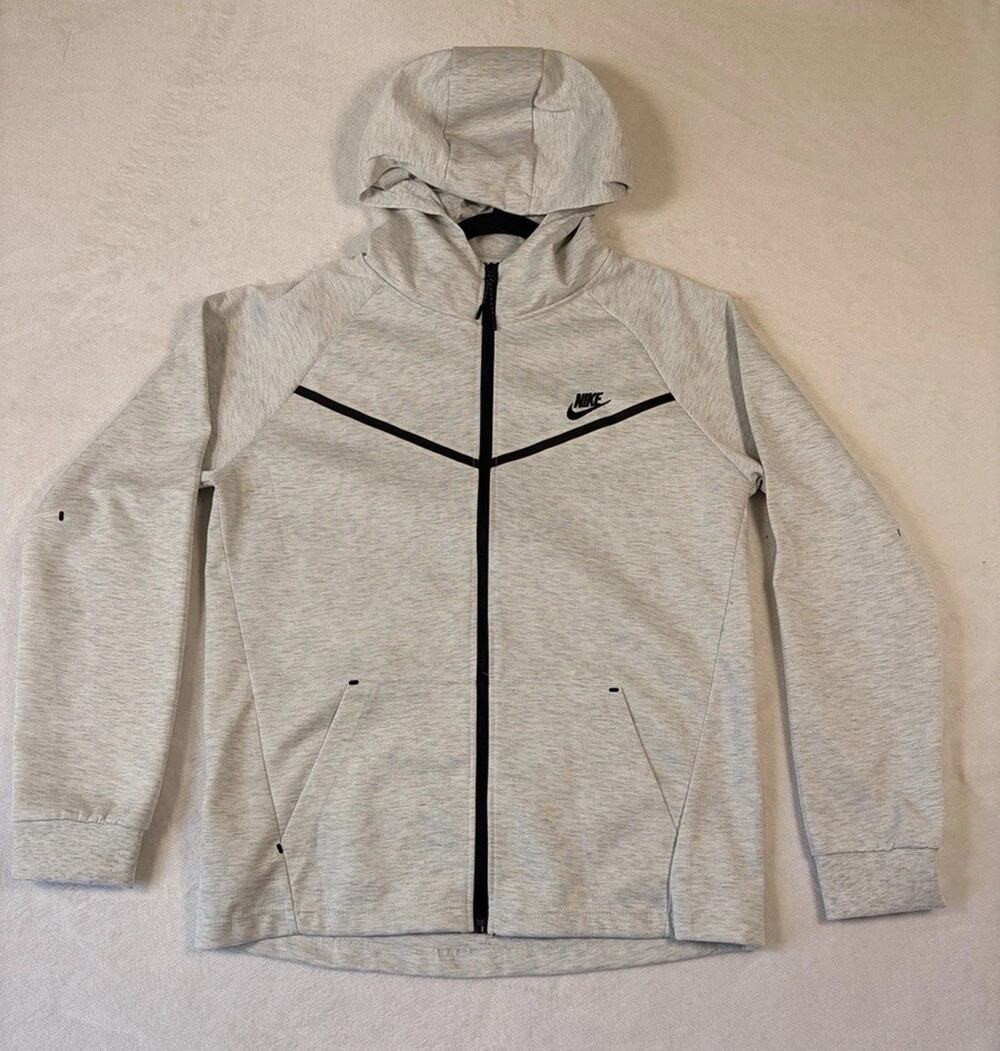 Nike Tech Fleece Full Zip Hoodie Men's 2XL Gray FB7921-063